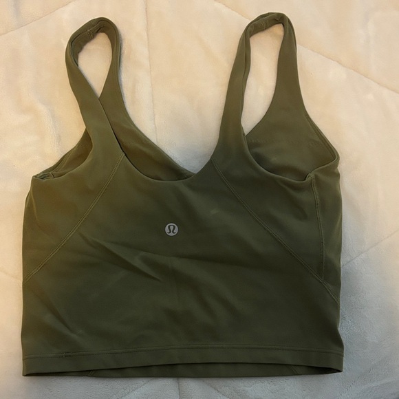 Lululemon Athletica Olive Tank Top - Picture 2 of 3